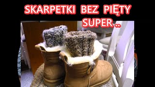 SKARPETKI na DRUTACH BEZ PIĘTY KROK PO KROKU DLA POCZĄTKUJĄCYCH PROSTE SKARPETY 1 CAŁY FILMNr232🧡💥 [upl. by Adrianne]