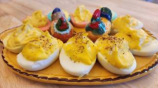 Deviled Eggs – Classic Appetizer or Side – Vintage Recipe – 3 Ingredients – The Hillbilly Kitchen [upl. by Okechuku953]