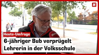 6jähriger Bub verprügelt Lehrerin in der Volksschule [upl. by Annoerb]