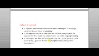 Lecture 16 Nonlinear Optimization [upl. by Suirauqed]