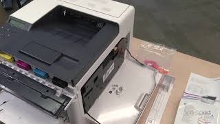 Xerox® Phaser® 6510 Unbox and Power On [upl. by Hgielime874]