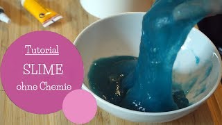 SLIME selber machen  ohne Chemie  nur natürliche Zutaten  DIY Anleitung  mommymade [upl. by Annuhsal204]