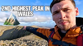 Solo Hiking to the 2nd Highest Peak in Wales Carnedd Dafydd amp Llewelyn Snowdon 3451ft Elevation [upl. by Uzziel]