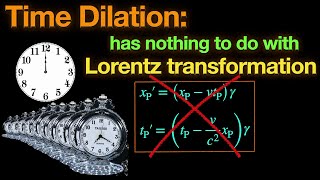 Time dilation in Special Relativity needs no Lorentz transformation  PhysicsNextBook [upl. by Sherl]