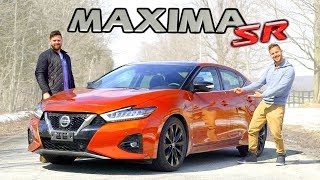 2019 Nissan Maxima SR Review  A 40000 Performance Sedan [upl. by Rochkind]