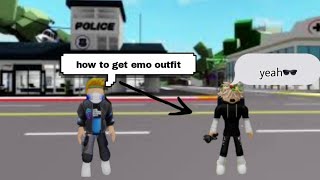 roblox emo outfit step by step [upl. by Chilton]