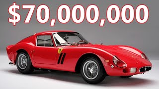 70 Million Ferrari 250 GTO Most Expensive Car Ever [upl. by Tanitansy]