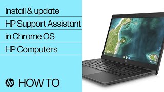 How to install and update HP Support Assistant in Chrome OS  HP Computers  HP Support [upl. by Thorwald]