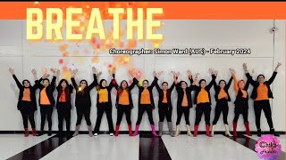 BREATHE  Line Dance  Demo by DD CLASS [upl. by Eelram]