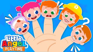 Daddy Finger Mommy Finger  Finger Family Song  Fun Sing Along Songs by Little Angel Playtime [upl. by Ahsenat85]