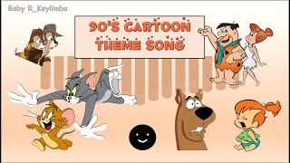 90s Cartoon Theme Songs  Keylimba [upl. by Eerol746]