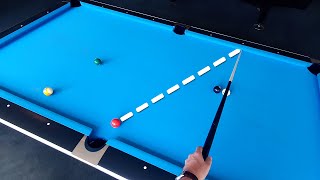 Pool Lesson  How To Calculate One Rail Kick Shots [upl. by Eednyl]