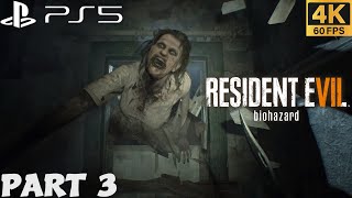 RESIDENT EVIL 7 PS5 WALKTHROUGH GAMEPLAY PART 3  MARGUERITE BAKER  No Commentary [upl. by Arnulfo]