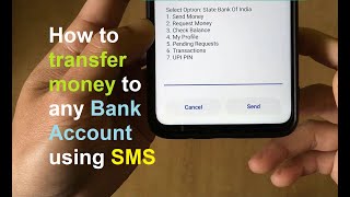 How to transfer money to any Bank Account using SMS [upl. by Eiramrefinnej]