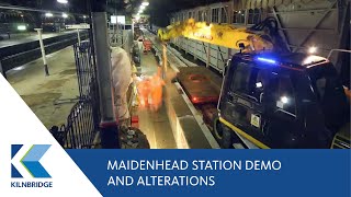 Kilnbridge Maidenhead Station Demolition and Structural Alterations [upl. by Sirac]