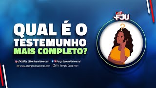 QUAL É O TESTEMUNHO MAIS COMPLETO livefju [upl. by Charlie]