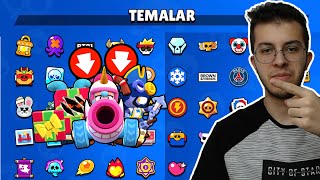 OYUNDAKİ TÜM TEMALARIN EN KÖTÜ KOSTÜMLERİNİ SIRALADIM  BRAWL STARS [upl. by Akimyt]