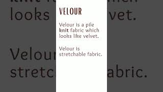 VELUR FABRIC fashion [upl. by Jalbert]