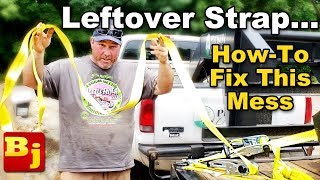 How To Quickly Deal with Leftover Ratchet Strap [upl. by Fitting]