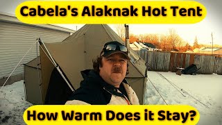 Cabelas Alaknak and KniCo Alaskan Jr hot tent [upl. by Breen]