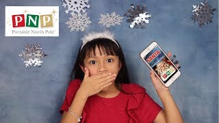 I received a video call from Santa  Portable North Pole PNP App [upl. by Pickering]