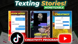 How to Make Chat Story Video for TikTok Creativity Program amp Youtube  Viral Nichehere is how [upl. by Tennaj]