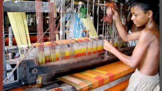 Inside a Hand Loom Weaving Factory [upl. by Waal]