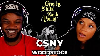 🎵 Crosby Stills Nash amp Young  Woodstock REACTION [upl. by Salhcin370]