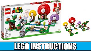 LEGO Instructions How to Build LEGO Toads Treasure Hunt Expansion Set  71368 LEGO SUPER MARIO [upl. by Leland]