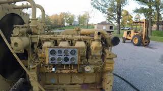 Caterpillar 3508  35 Liter V8 Diesel Engine with Air Starter [upl. by Zenia]