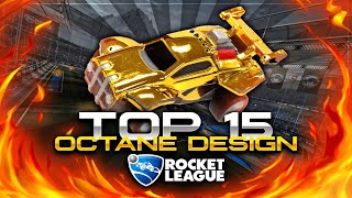 Top 15 Rocket League car design Octane [upl. by Adamik]