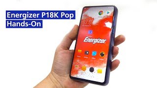 Smartphone mit MonsterAkku Energizer P18K Pop im HandsOn deutsch [upl. by Nevur88]