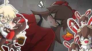 Amber Wants Aether ❤ Genshin Impact Fan Animation [upl. by Oicnevuj]