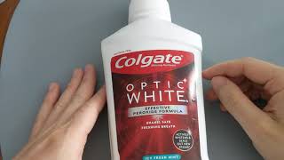 Colgate Optic White Mouthwash Review  Pros amp Cons [upl. by Analak]