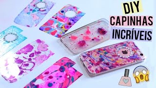 DIY Capinhas de Celular com Esmalte  NiiTodoDia20 [upl. by Remy]