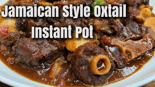 How to make Jamaican style Oxtail in Instant Pot [upl. by Heilman]