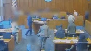 Newly released video shows deadly courtroom shooting in Utah [upl. by Griffis]