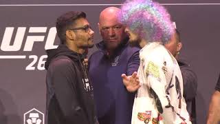 Sean OMalley vs Raulian Paiva Press Conference Staredown  UFC 269  MMA Fighting [upl. by Oigroeg417]