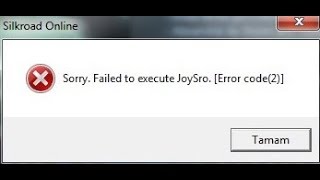 Silkroad Online Error code2 Hatası [upl. by Camroc]