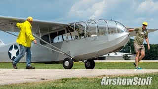 Vintage WWII Glider Demonstrations  EAA AirVenture Oshkosh 2018 [upl. by Peterson]