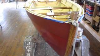 FlatBottom Wooden Sailing Skiff [upl. by Htiek]