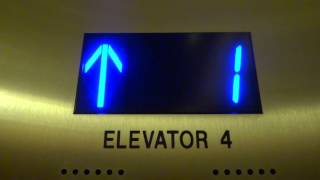 Modernized Otis Series M2 Traction Elevators at Four Seasons Hotel in Downtown Houston TX [upl. by Birdella]