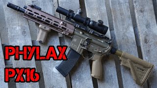 R  Phylax Airsoft PX16 SAEG Tuned 416A5  Toms Airsoft Channel [upl. by Laden776]