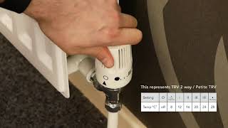 How to use your Thermostatic Radiator Valve TRV [upl. by Enitselec7]