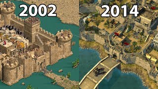 Stronghold Crusader HD vs Stronghold Crusader 2 [upl. by Lotz]