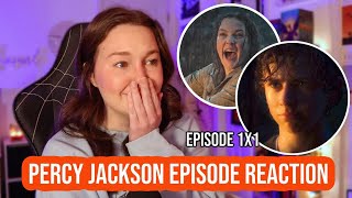 Percy Jackson and the Olympians  Episode 1 REACTION [upl. by Yeldah]