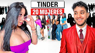 TINDER EN LA VIDA REAL 20 MUJERES VS 1 HOMBRE [upl. by Randolf77]