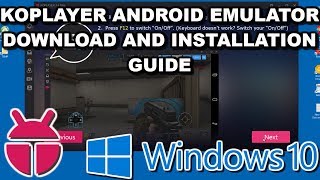 KOPLAYER Android Emulator Download amp Installation Tutorial 2018 [upl. by Calabrese]