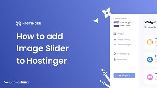 How to add Image Slider to Hostinger [upl. by Aennyl466]