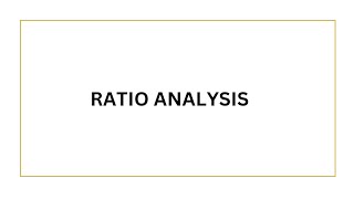 Ratio Analysis  Problem Solving [upl. by Puri]